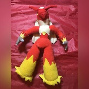 Pokemon blaziken plush toy -Preowned